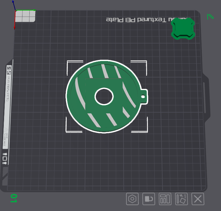 Magnetic Photo Christmas Ornament 3D Print File - 2x2 Magnet (Available for Commercial Use)