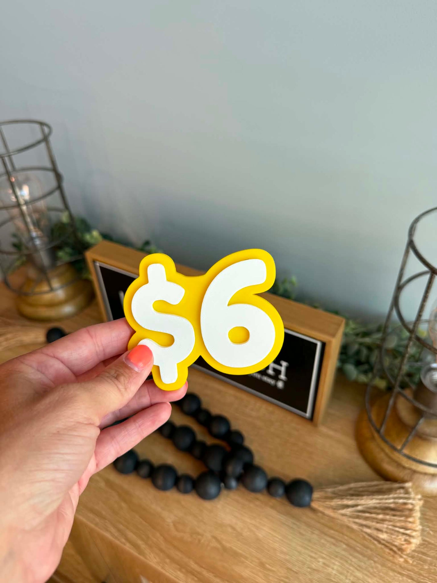 Magnetic Number Display Signs