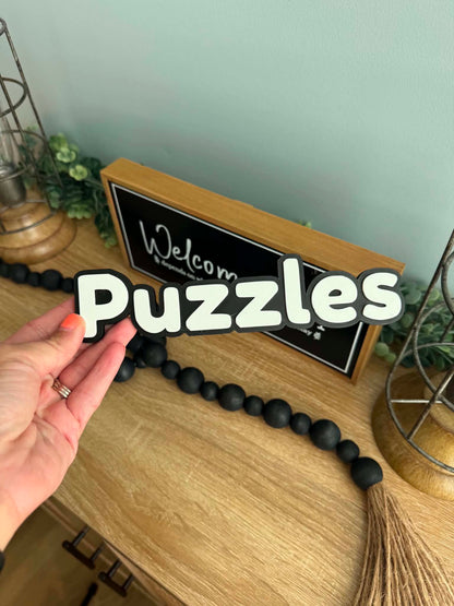 Magnetic Alphapet & Phrases Display Sign Files