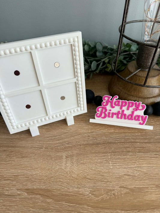 Happy Birthday Frame Accessory