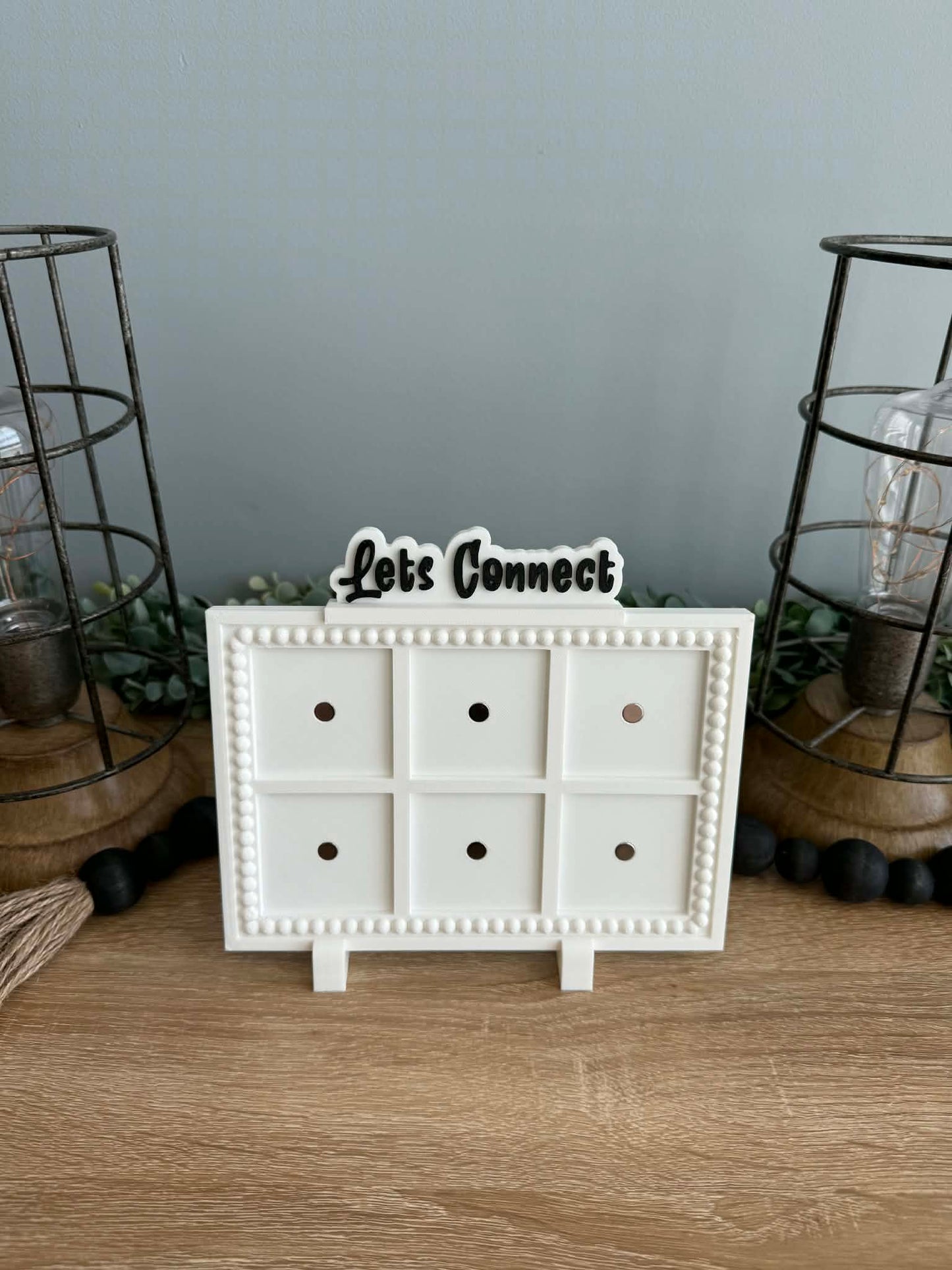 "Scan to Pay" & "Lets Connect" Frame Accessory