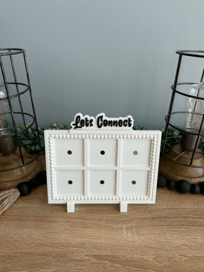 "Scan to Pay" & "Lets Connect" Frame Accessory