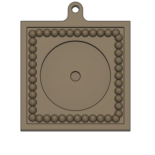 Round Ornament- Bohemian Style