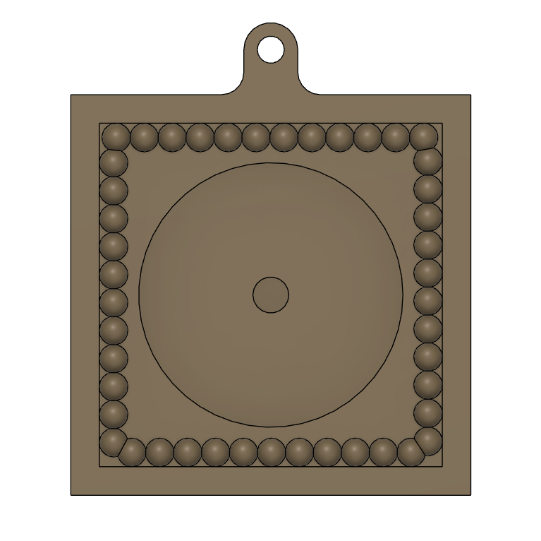 Round Ornament- Bohemian Style