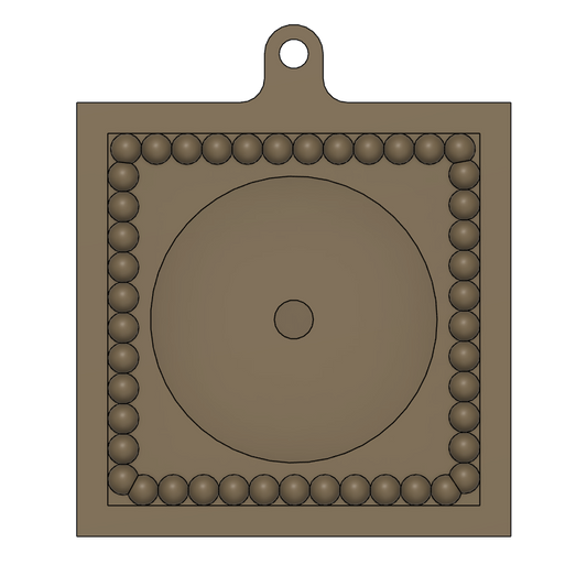 Round Ornament- Bohemian Style