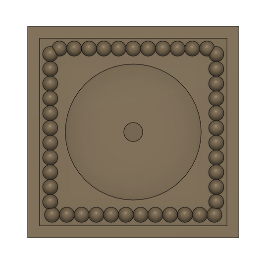 3.5" Round Frame Files- Bohemian Style (click for all layouts)