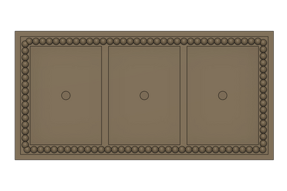 2.5"x3.5" Frames- Bohemian Style (click for all layouts)