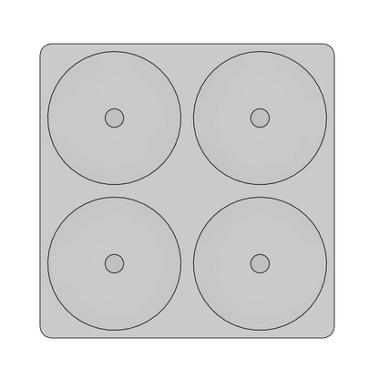 2.25" Round Frames- Standard Style (click for all layouts)