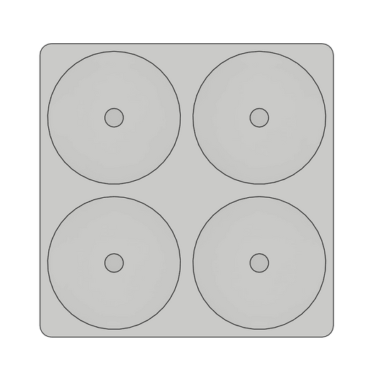 2" Round Frame Files- Standard Style (click for all layouts)