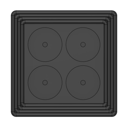 2.25" Round Frames- Pipe Style (click for all layouts)
