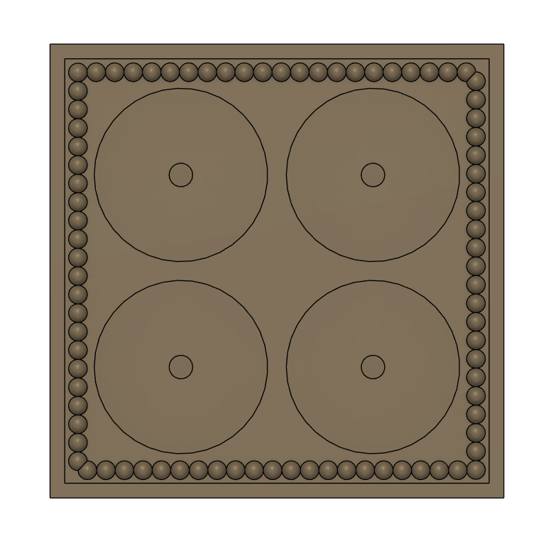 2.5" Round Frames- Bohemian Style (click for all layouts)