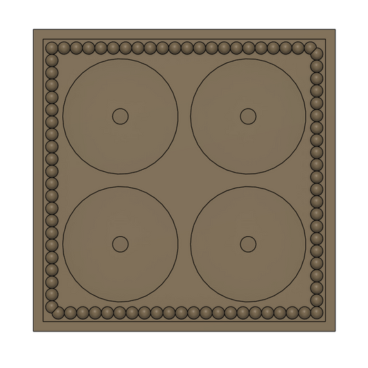 2" Round Frame Files- Bohemian Style (click for all layouts)