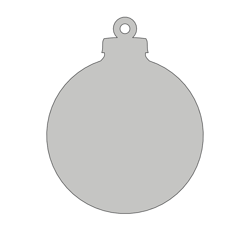 Round Ornament Files- Standard Style