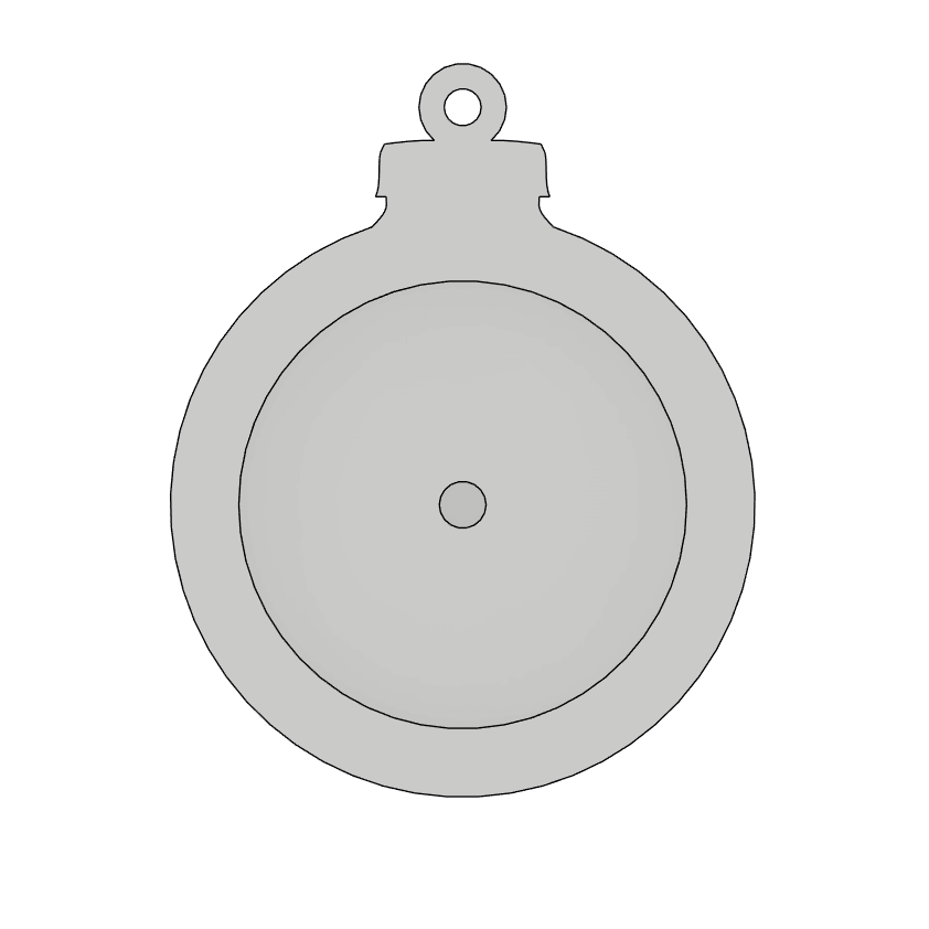Round Ornament- Standard Style