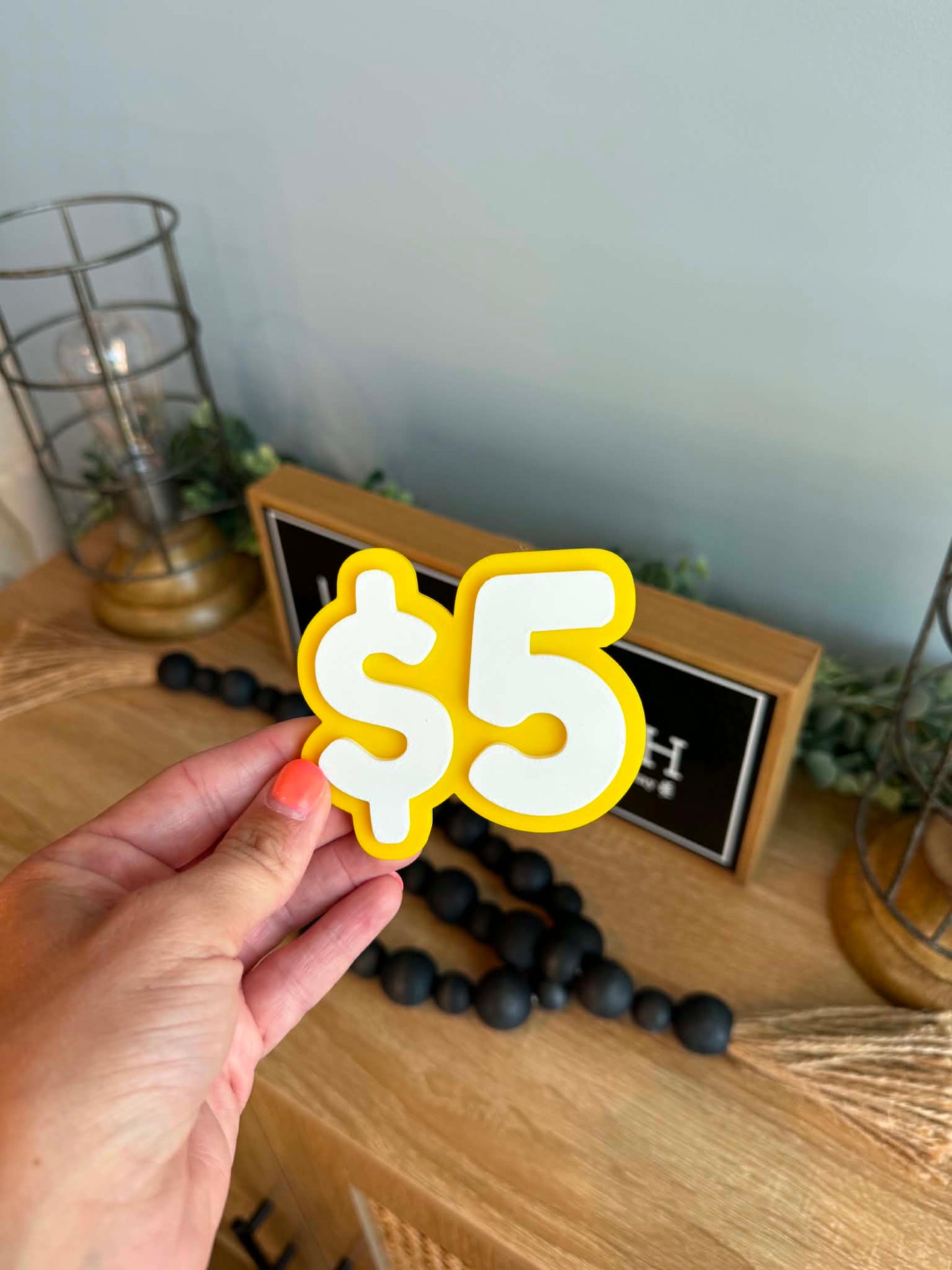 Magnetic Number Display Signs