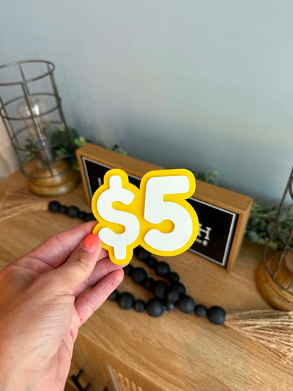Magnetic Number Display Signs