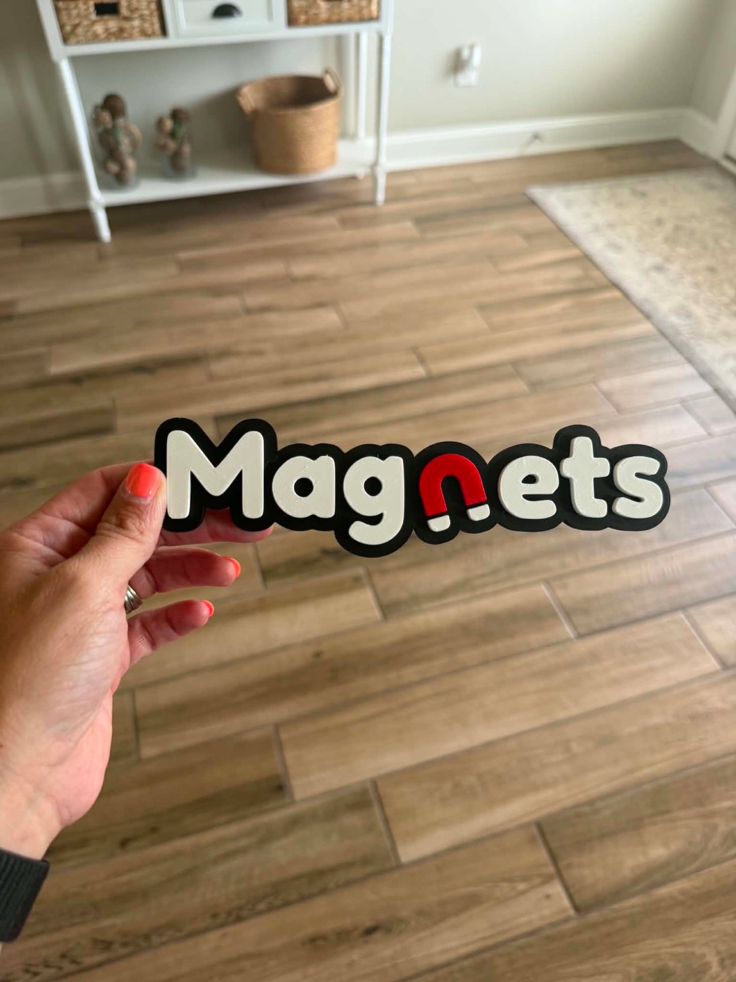 Magnetic Alphapet & Phrases Display Sign Files