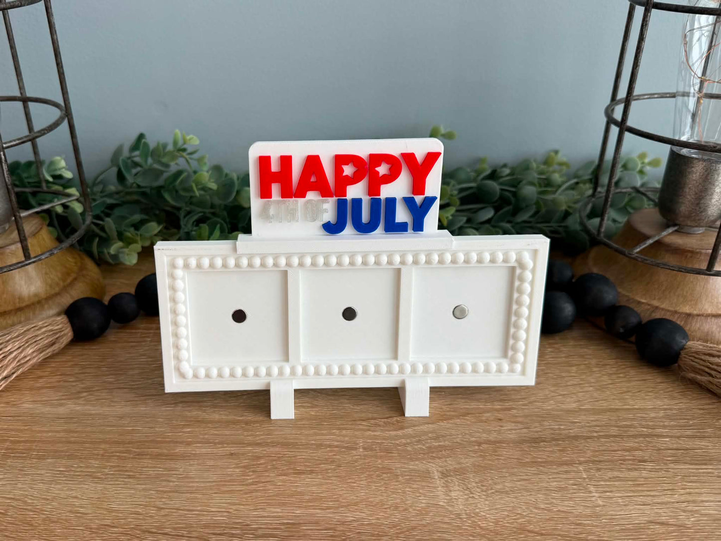 "Happy 4th Of July"  Frame Accessories