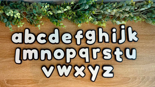 Magnetic Alphabet & Phrases Display Signs