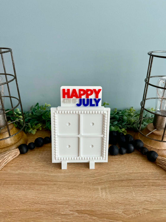 "Happy 4th Of July"  Frame Accessories
