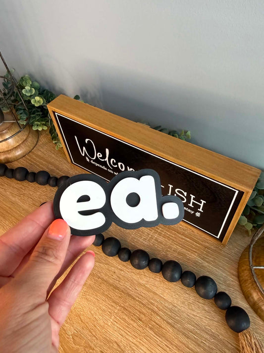 Magnetic Alphabet & Phrases Display Signs