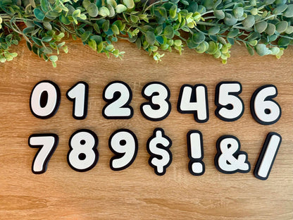 Magnetic Number Display Signs