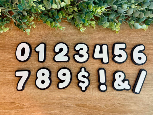 Magnetic Number Display Sign Files