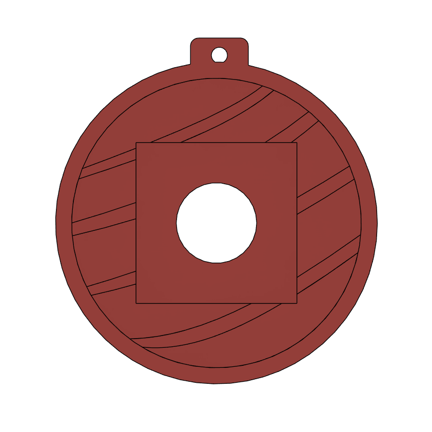 2" Snap In/Out Ornament File