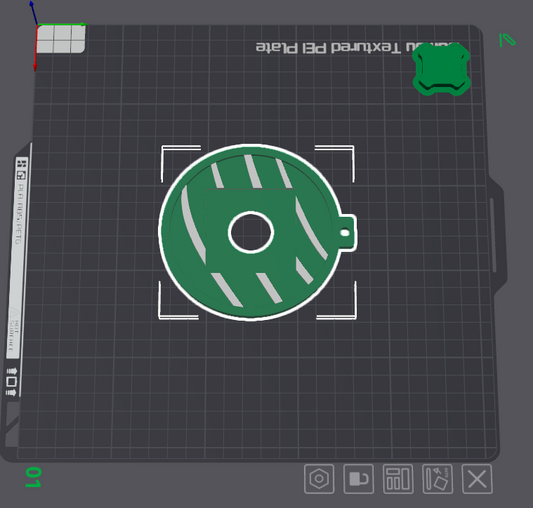 2" Magnetic Photo Christmas Ornament 3D Print File (Available for Commercial Use)