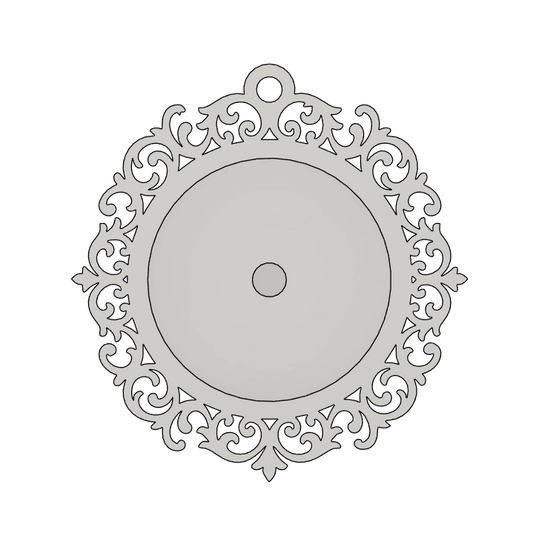 Round Ornament- Ornate Style