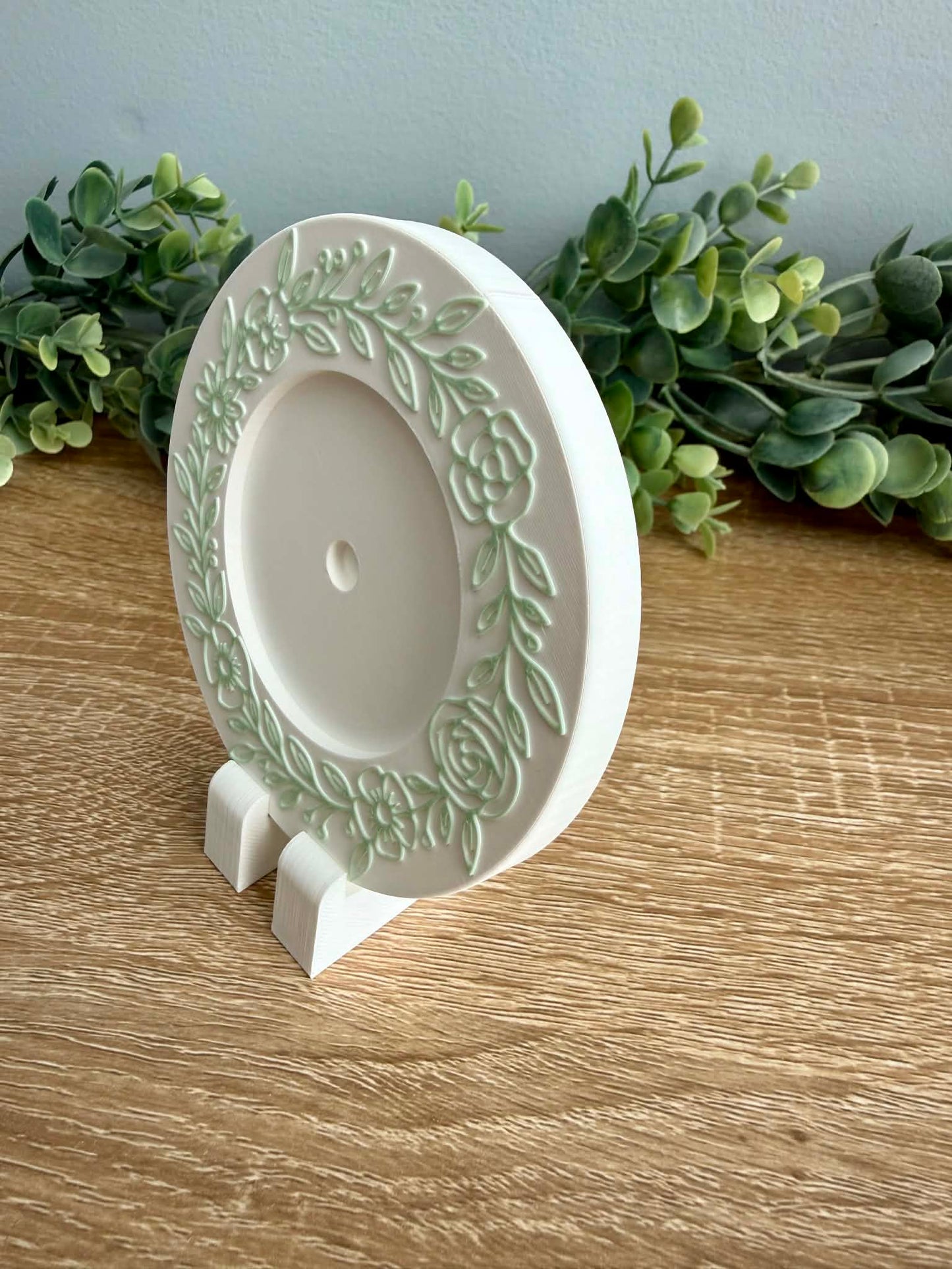 Floral Wreath Style Frame