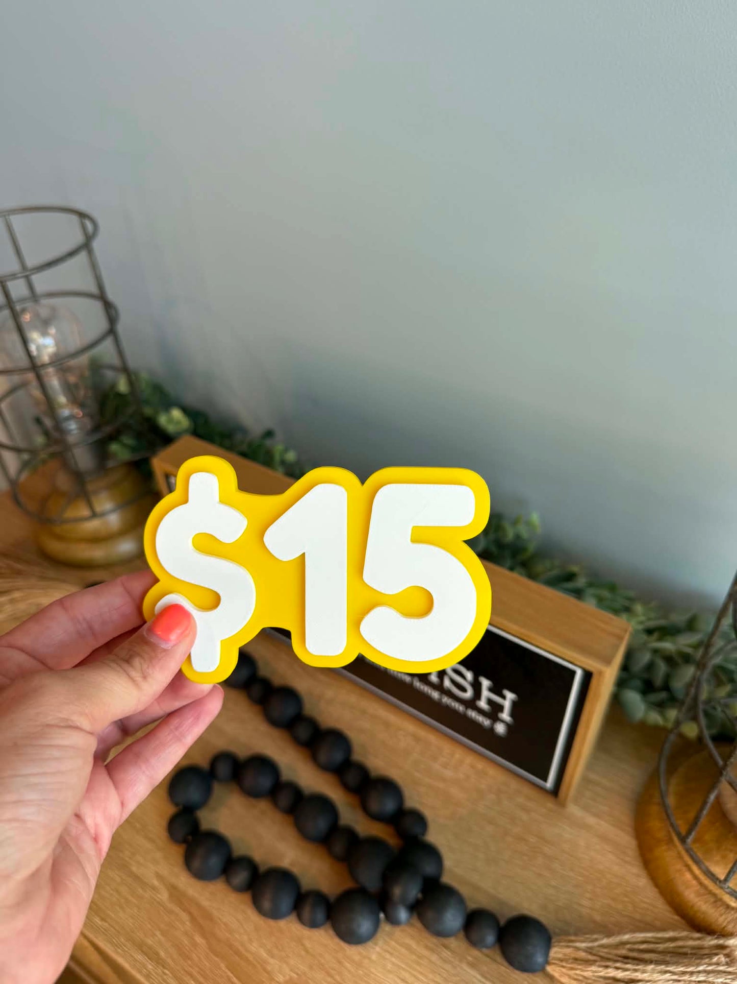 Magnetic Number Display Signs