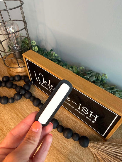 Magnetic Number Display Signs