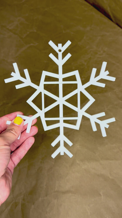 2" Snap In/Out Snowflake File